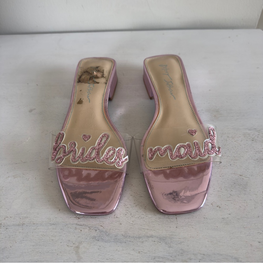 Betsey Johnson 'Bridesmaid' Pink Sandals